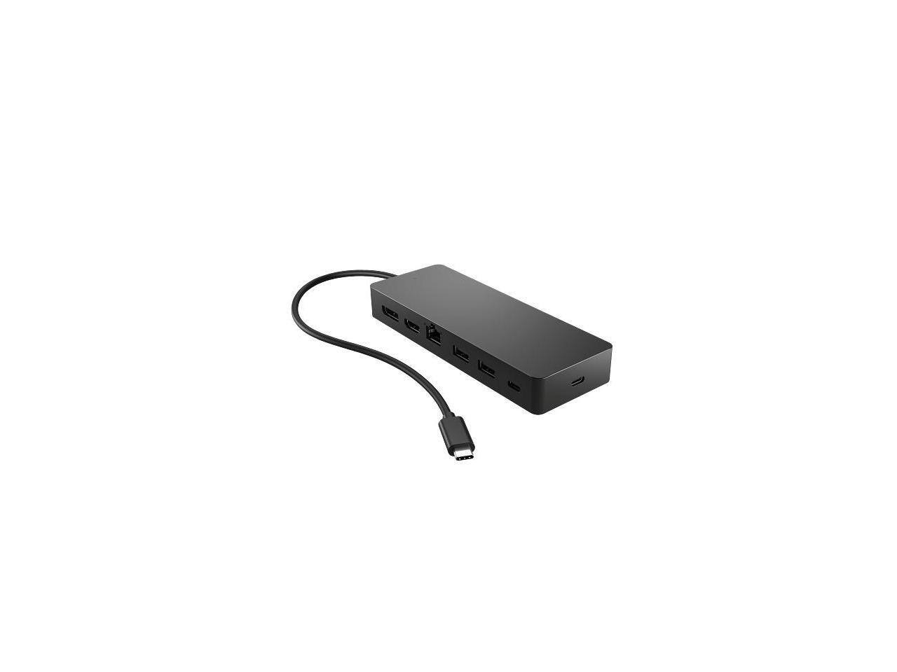 Alt View 5. HP - HP Black 50H55UT Travel USB-C Multi Port Hub.