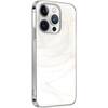 Angle. SaharaCase - Marble Series Case for Apple iPhone 14 Pro - White Marble.