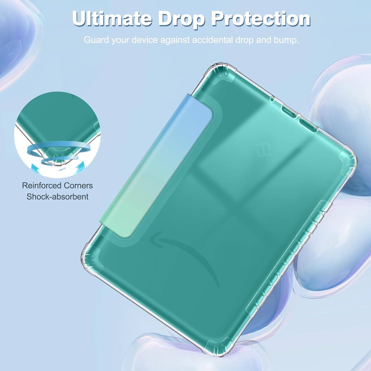 Ultimate Drop Protection  
Guard your device against accidental drop and bump.  

Reinforced Corners  
Shock-absorbent