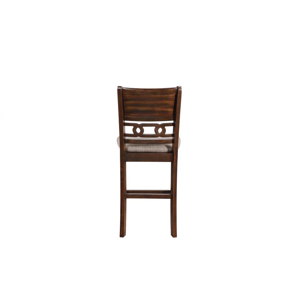 Alt View 1. New Classic Furniture - Furniture Gia Solid Wood Counter Chairs in Cherry Brown (Set of 2) - Cherry.