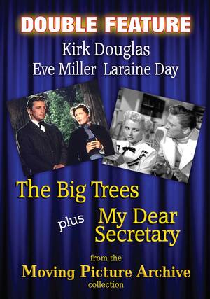 Front. Kirk Douglas Double Feature: The Big Trees / My Dear Secretary - DVD.