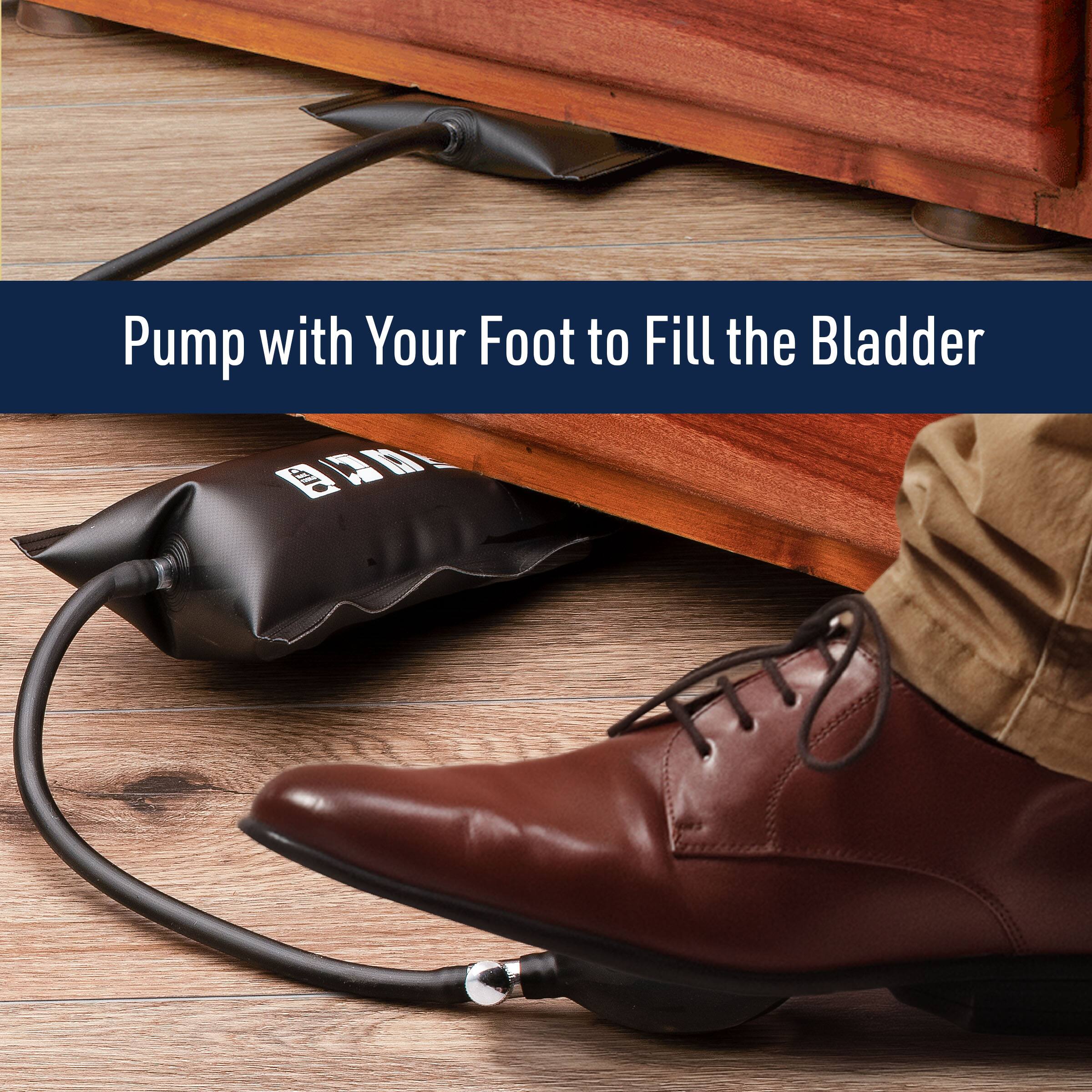 Pump with Your Foot to Fill the Bladder