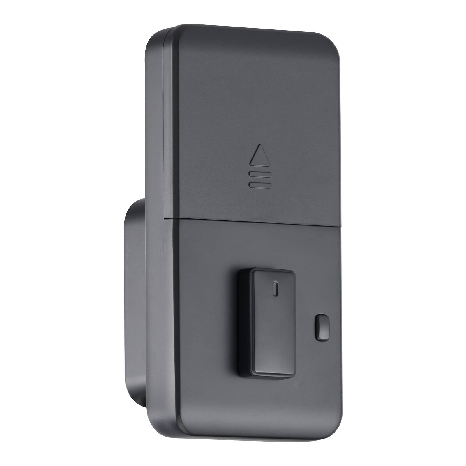 Alt View 5. VEVOR - Fingerprint Door Lock, Electronic Biometric Deadbolt with Pioneering Easy-Grip Design, Auto Locking, One-Time Code - Black.