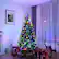 Alt View 3. Costway - 7Ft Pre-Lit Artificial Christmas Tree Hinged 500 LED Lights - Green.