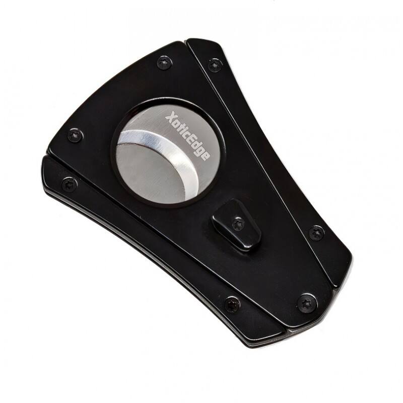 Angle. Prestige - XoticEdge XhaleX (Black) - Black Finish.