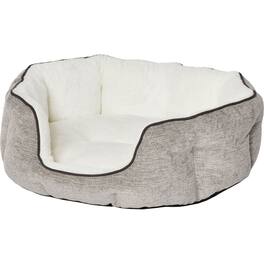 Midwest - Quiet Time Tulip Pet Bed Fur - Taupe
