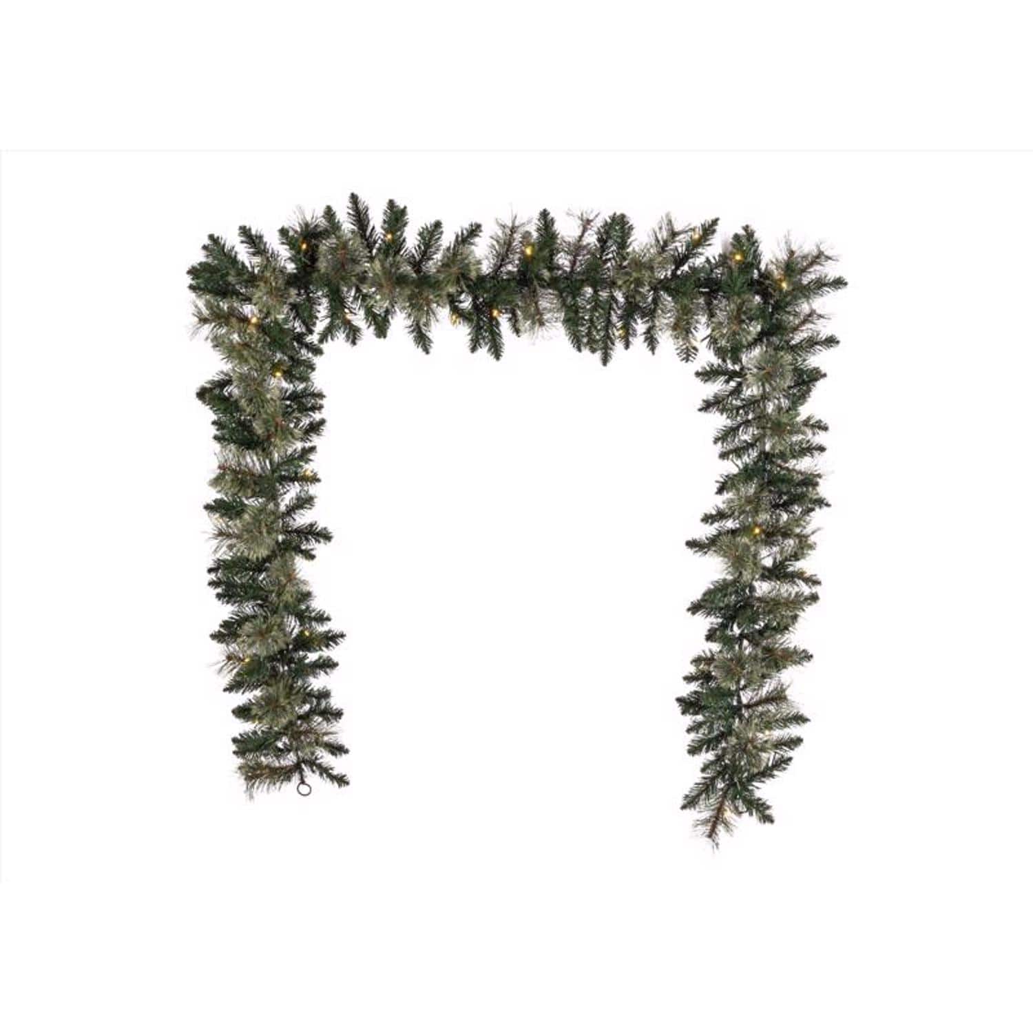 Celebrations - 9 ft. L LED Prelit Mixed Pine Garland - Multicolored