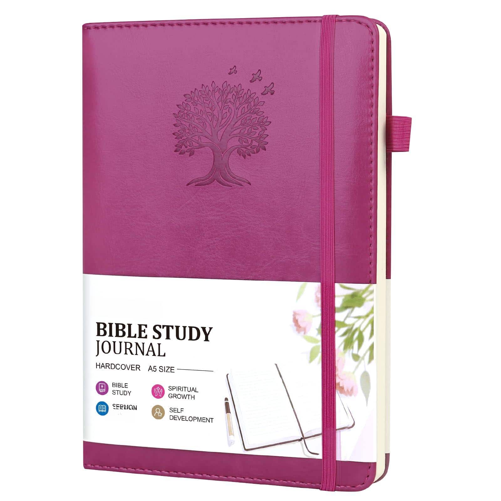 Stylel Star - Study Journal Scripture Notebook - Note Taking Kit With Guided Prompts Inspirational Religious Gifts Faith Based
