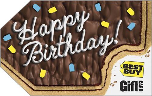 Alt View Standard 1. Best Buy GC - $25 Celebrate It's a Piece Of Cake Birthday Gift Card.