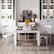 Angle. Costway - Dining Table 47 Inch Kitchen Dining Table Rectangular for Small Space - Light Gray.