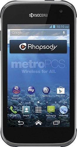  MetroPCS - Kyocera Hydro XTRM 4G No-Contract Cell Phone - Black