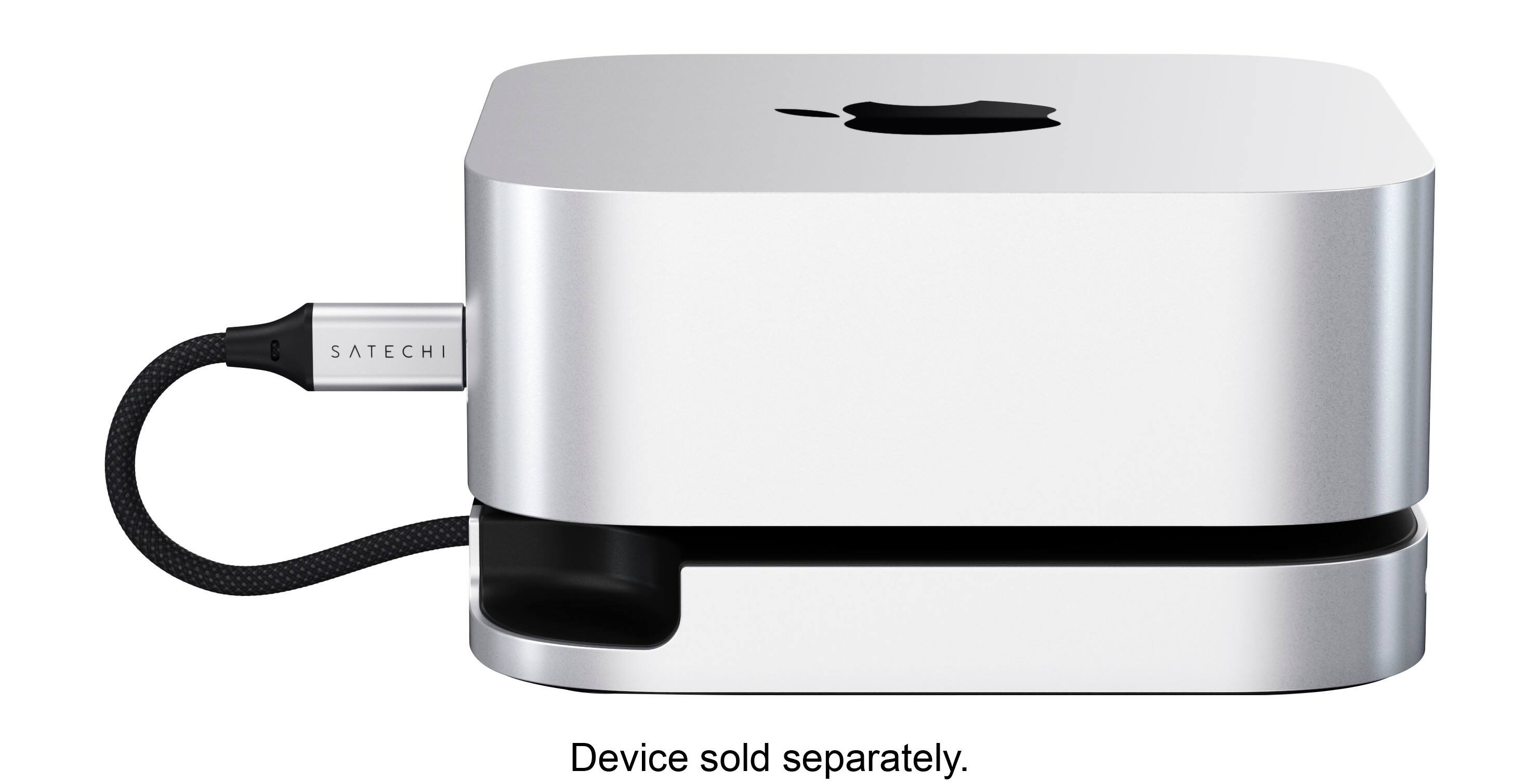 The text on the image reads "Satechi Device sold separately."