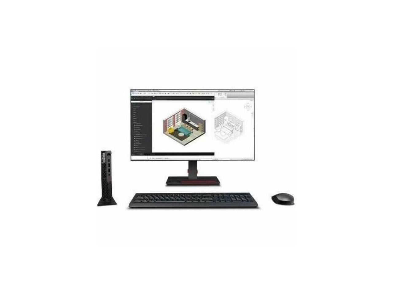 Alt View 2. Lenovo - Lenovo ThinkStation P3 Gen 2 - Intel Core Ultra 7 - 16 GB - 512 GB SSD - Intel Q870 - Windows 11 Pro - RTX A400 4 GB - Black.