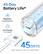 45-Day Battery Life* Charging Magnetic Method S00 2.5h Full Charge in 2.5 Hours 45 Days *When used twice a day on the default Mode 1.
