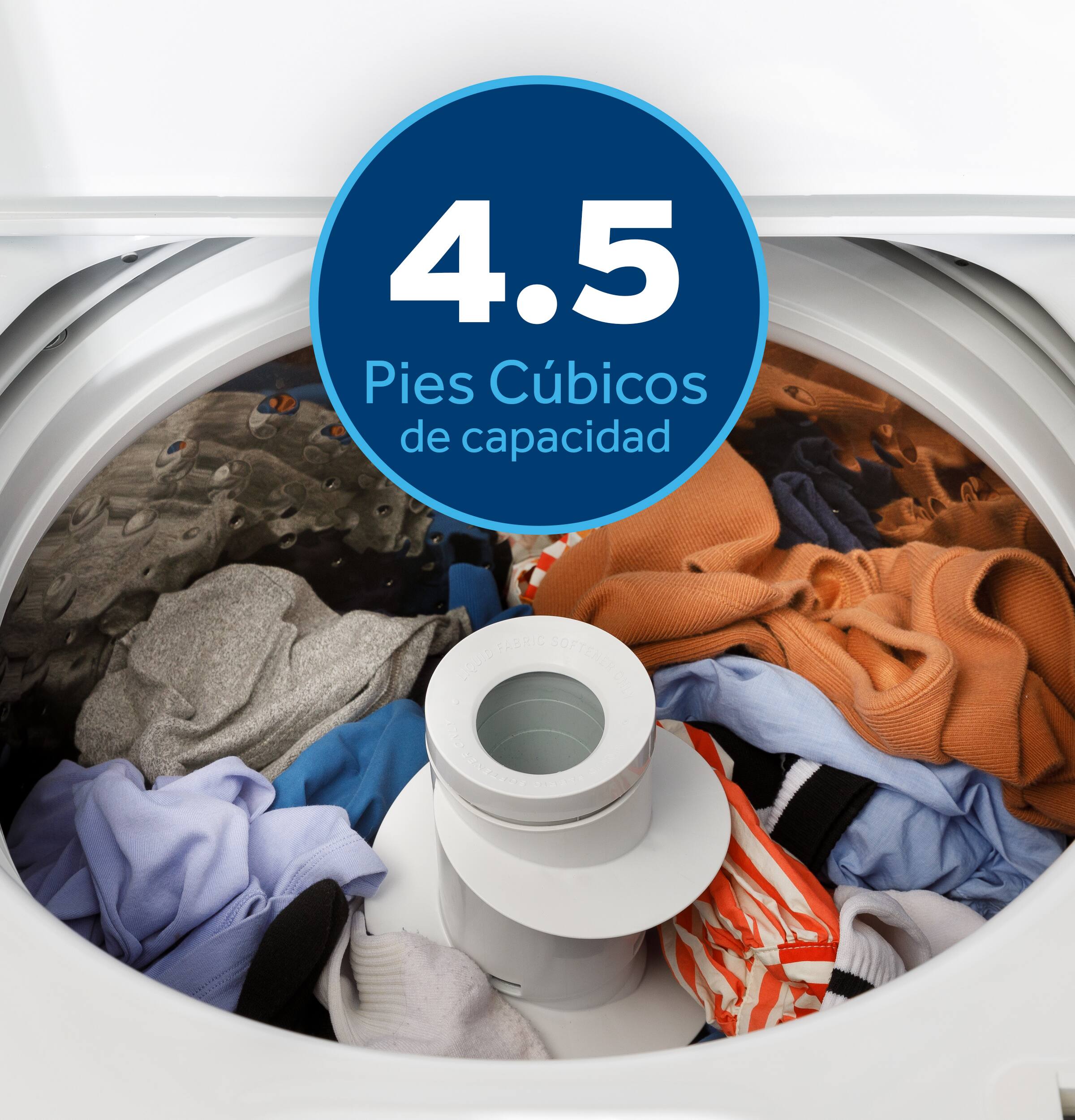 4.5 Pies Cúbicos de capacidad