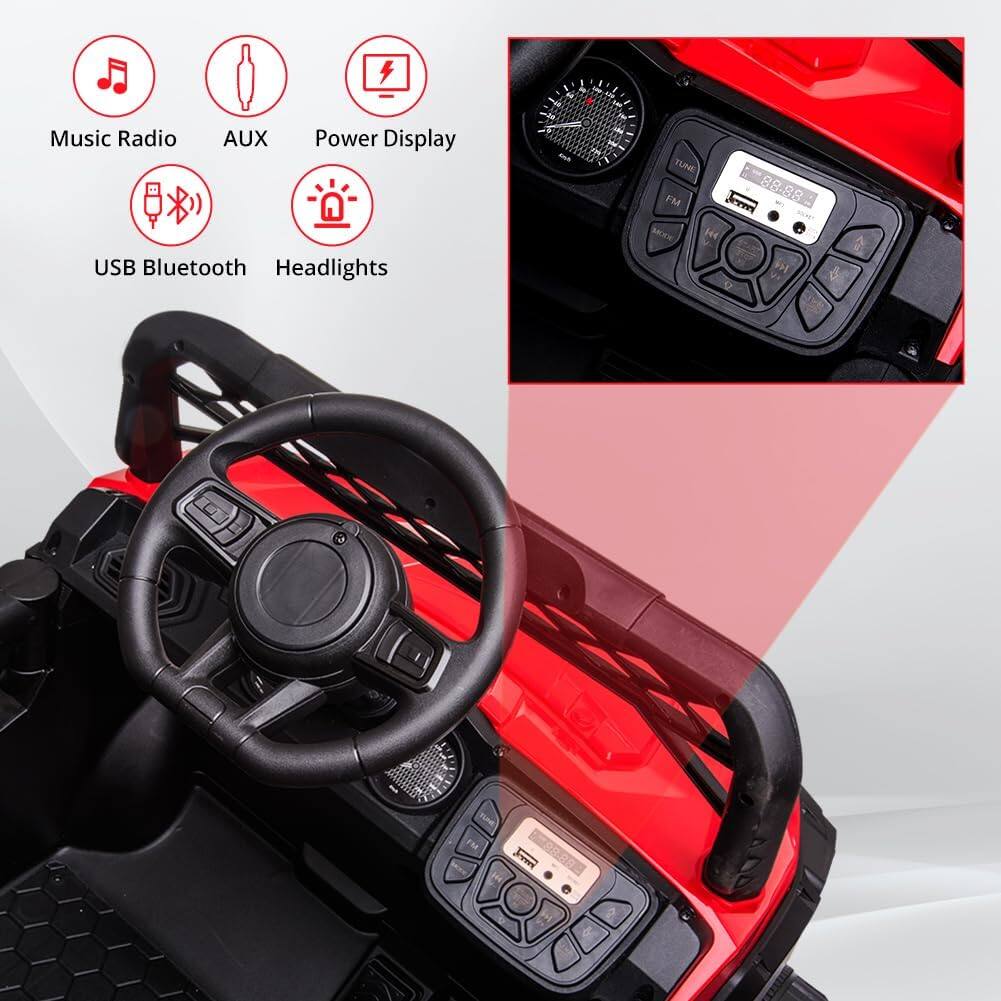 I I Music Radio AUX Power Display USB Bluetooth Headlights - TUNE FM 88.88 88 Jn MOCE H & Pne FoE 080