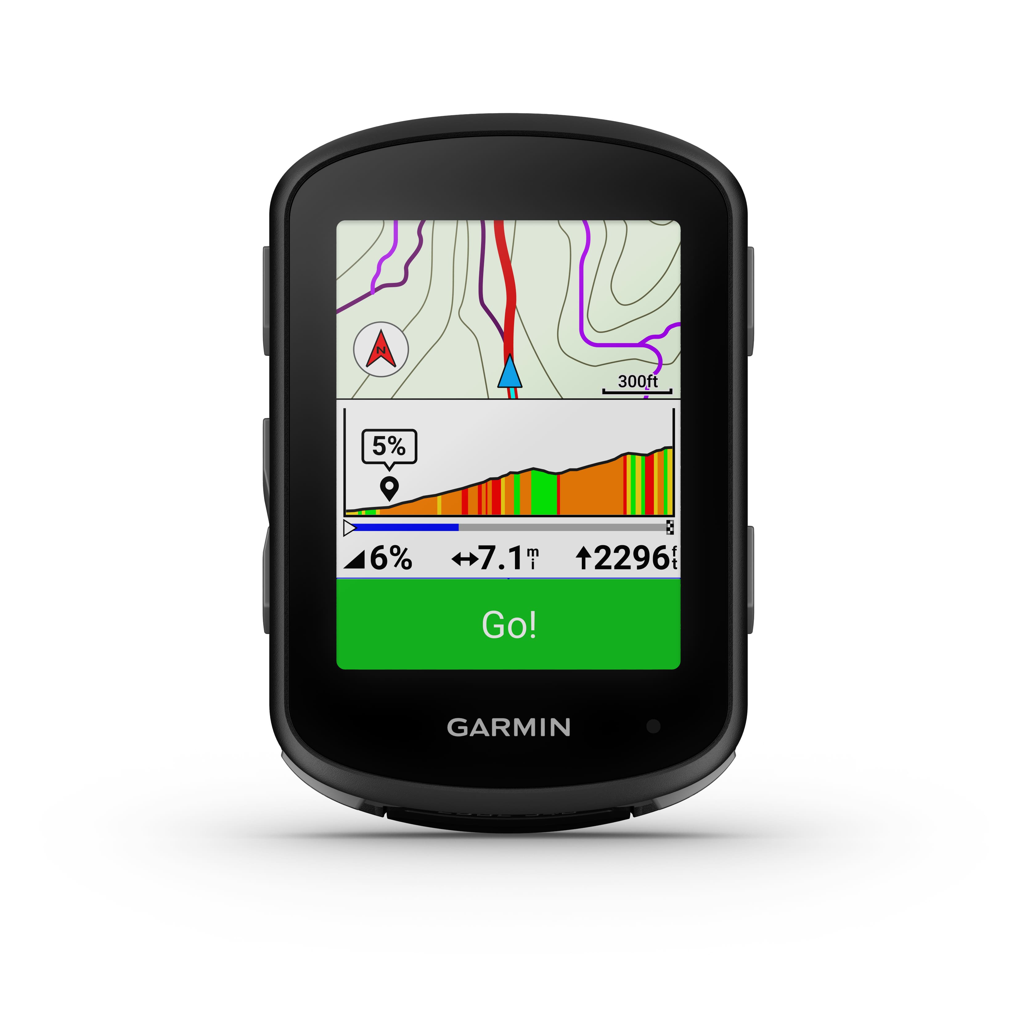 Garmin - Edge 540 Bundle 2.6" GPS Bike Computer - Black - Front_Zoom