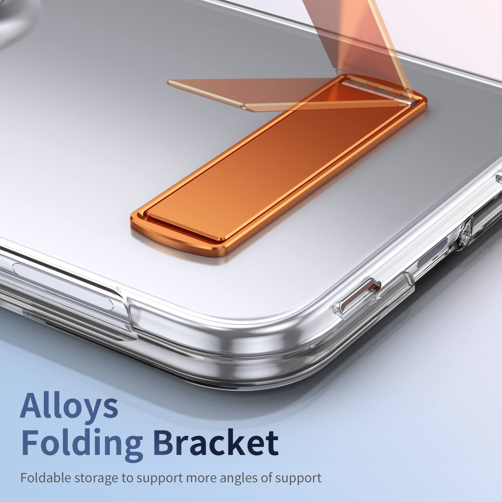 Alloys Folding Bracket  
Foldable storage to support more angles of support