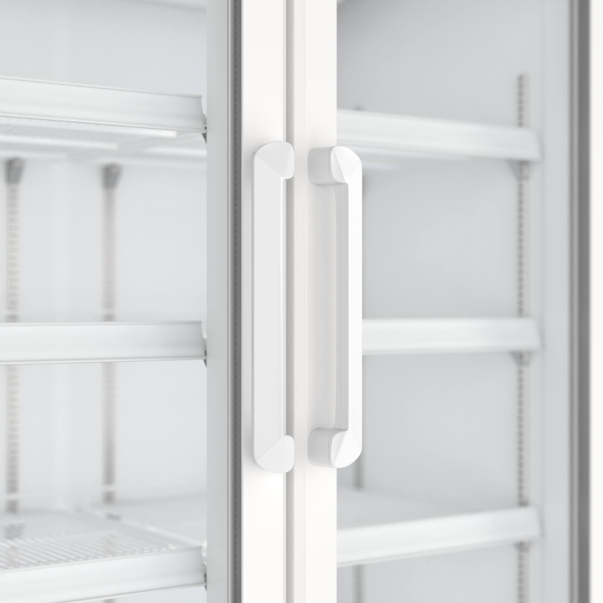 Alt View 4. Koolmore - 39 in. Commercial 2-Glass Door Merchandiser Refrigerator, 21.9 cu. ft. in White (KM-MDR-2GD-39) - White.