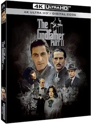 Front. The Godfather, Part II - 4K Blu-Ray.