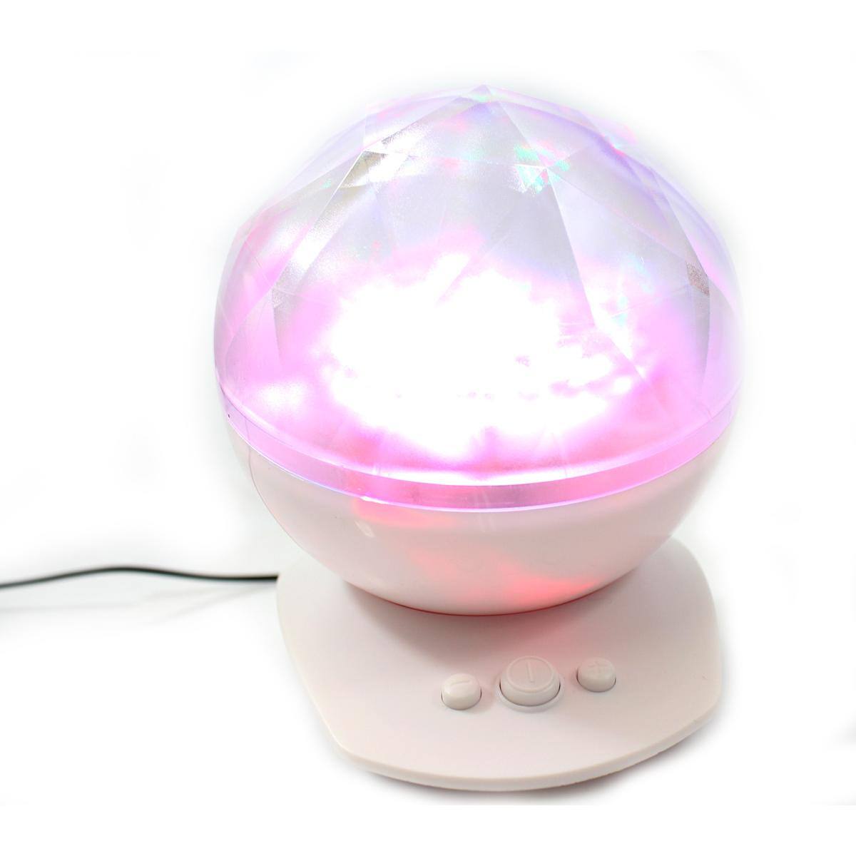 Left. JuzToys - Night Light for Kids, Color Changing LED Lights, Light Projector LED Lamp for Bedrooms and Offices White - White.