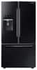 Samsung - 28.1 Cu. Ft. French Door Refrigerator with Thru-the-Door Ice and Water - Black-Front_Standard