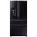 Front. Samsung - 24.7 Cu. Ft. 33-inch 4-Door Refrigerator with Counter-Height FlexZone™ Drawer - Black.