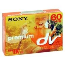Sony - DVM60PRL3BPWM 60-min DVC Premium-Grade Chipless Videocassette 3 Pack - Front Large