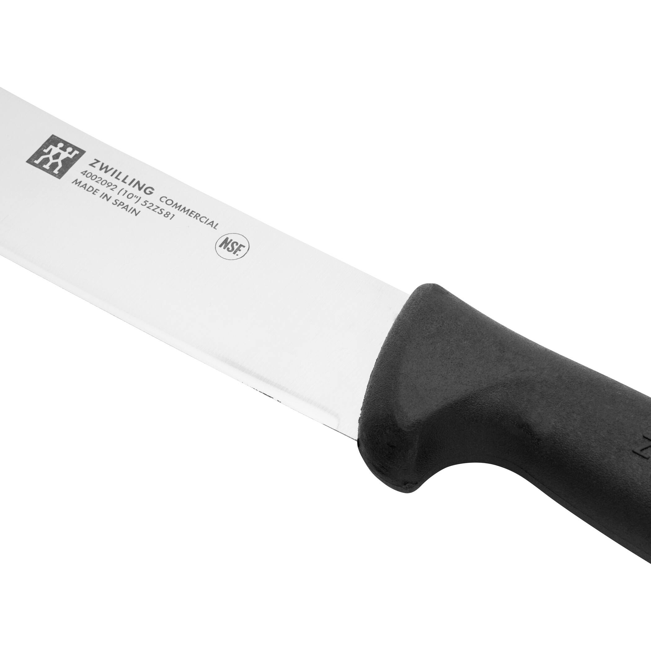 ZWILLING  
4002092 (10") 52Z581  
COMMERCIAL  
MADE IN SPAIN  
NSF