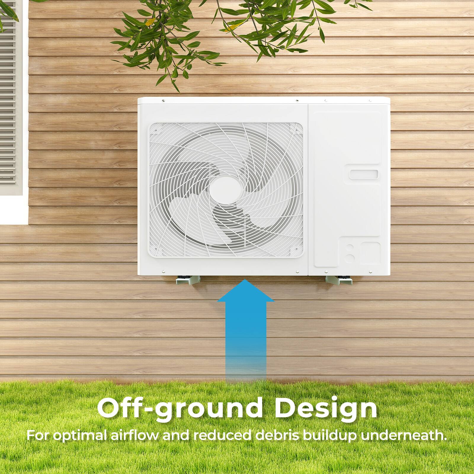 Off-ground Design
For optimal airflow and reduced debris buildup underneath.
