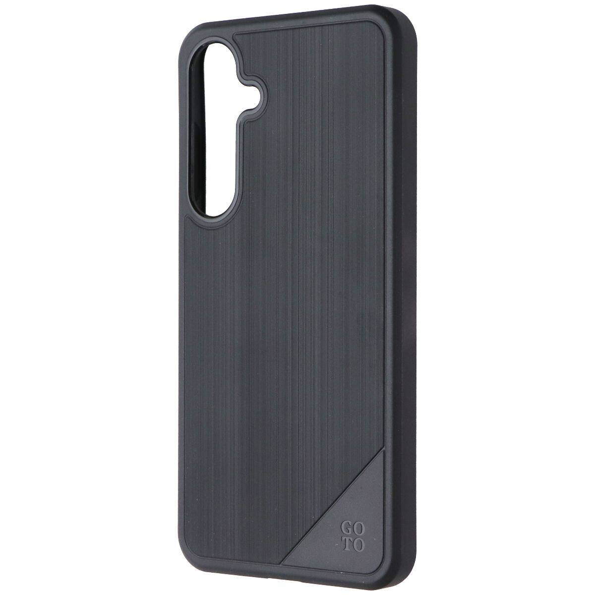 Front. Samsung - GoTo Flex Slim Case for Samsung Galaxy S24+ (Plus) - Black - Black.