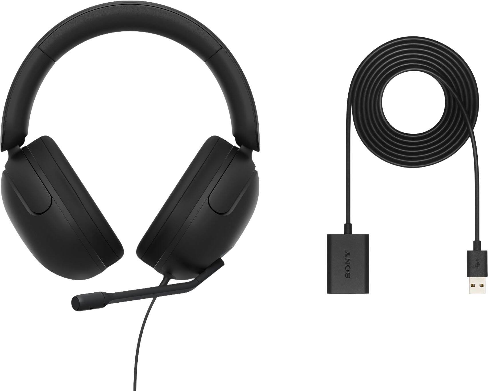 Alt View 5. Sony - INZONE H3 Wired Gaming Headset - Black.