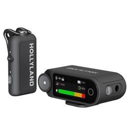 HOLLYLAND - Lark MAX 2 Wireless Microphone for iPhone/Camera/Android, AI Noise Cancelling, 32-bit Full-Chain Audio, 1115ft - Black