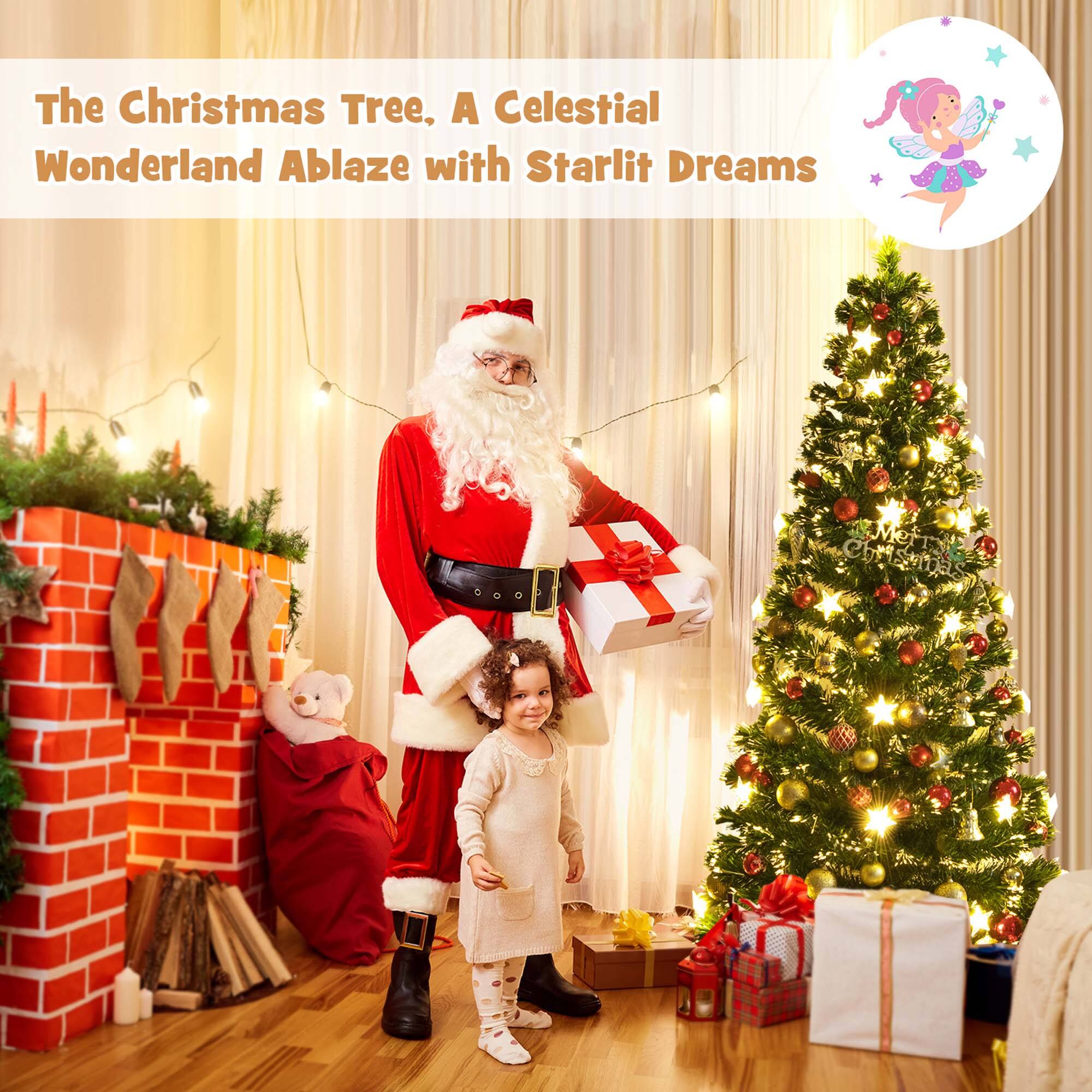 The Christmas Tree, A Celestial Wonderland Ablaze with Starlit Dreams.