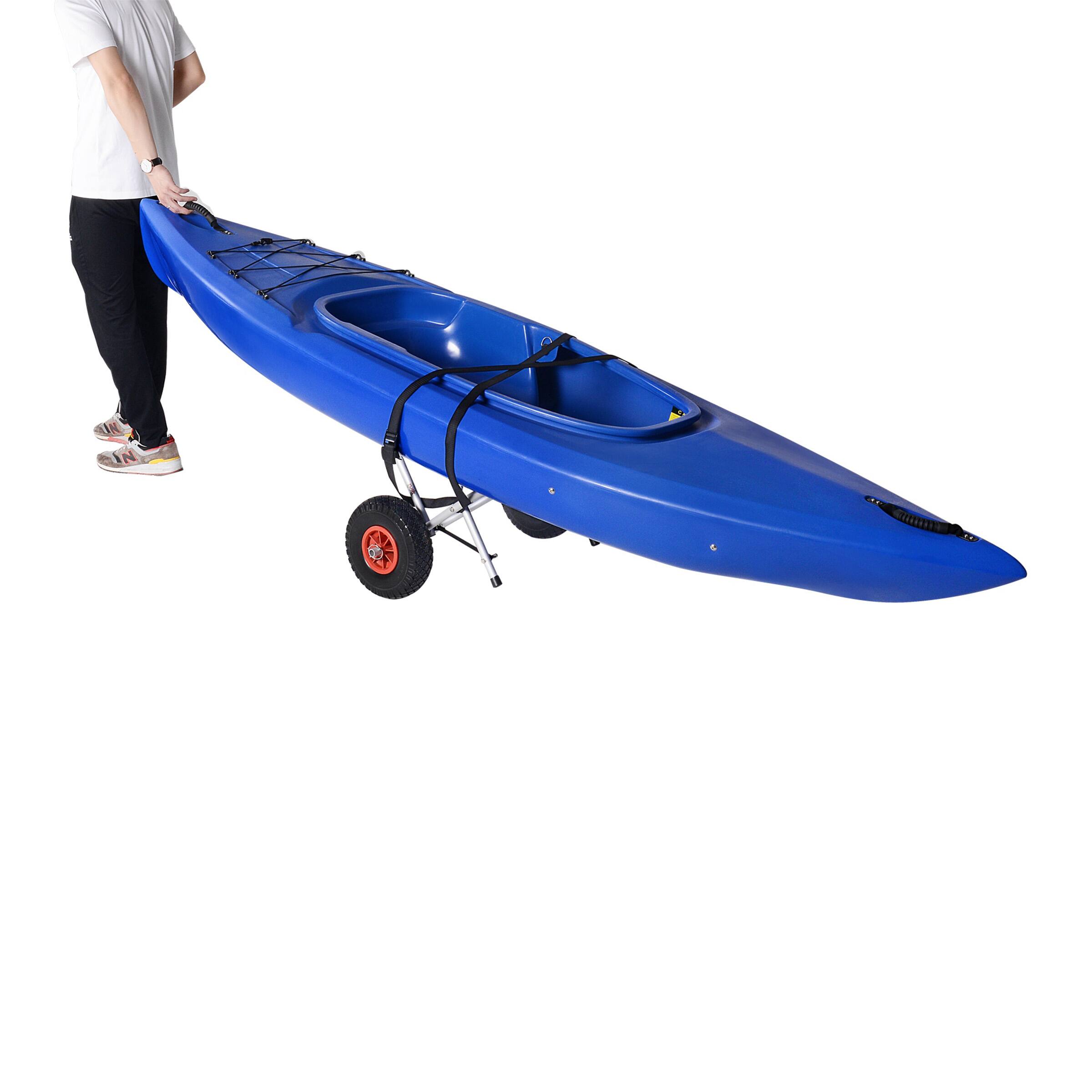 Alt View 1. RAD Sportz - Kayak Cart with 140lb Capacity, White - Silver.