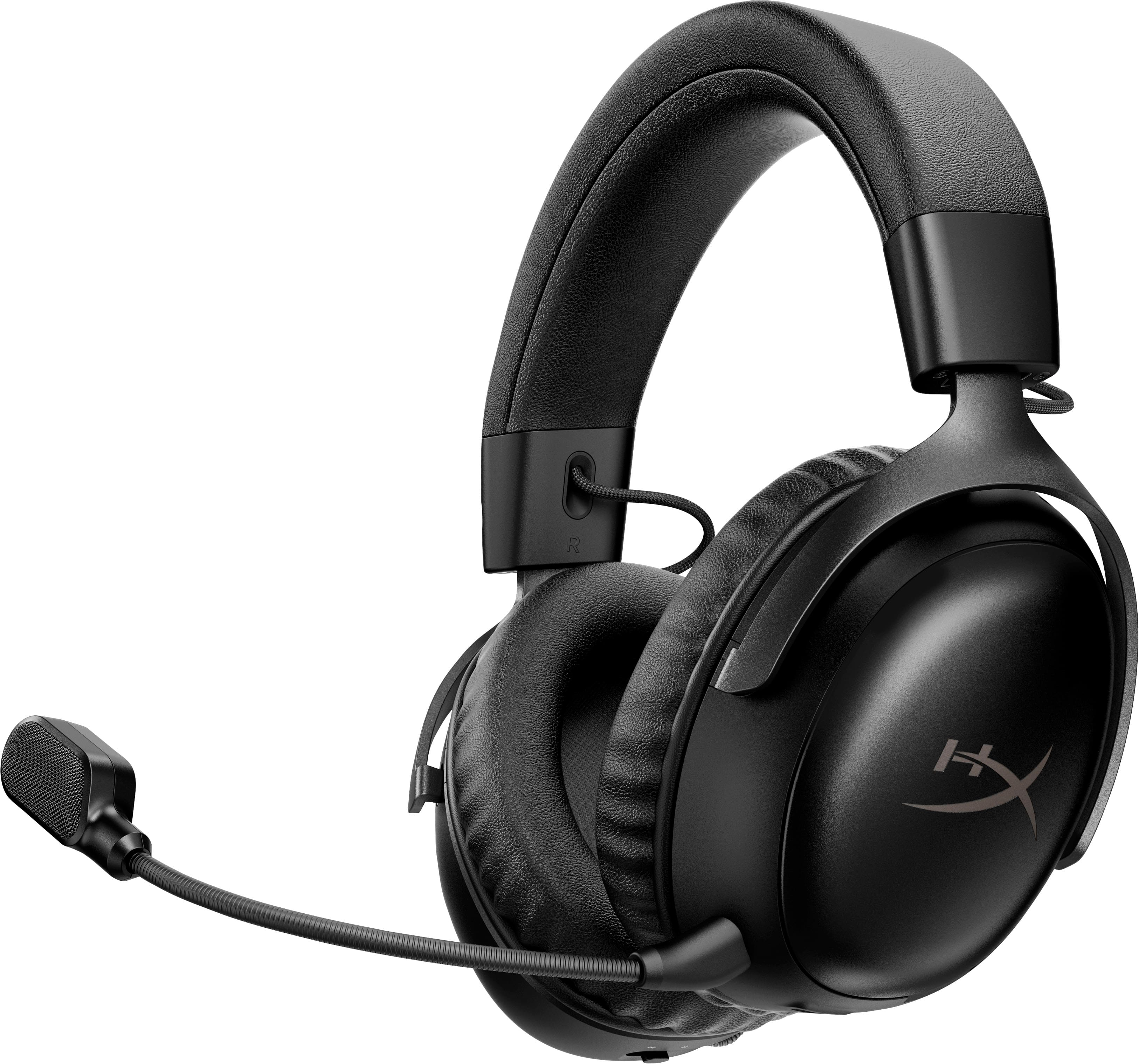 HyperX - Cloud III S Wireless Gaming Headset for PC, PS5, PS4, Nintendo Switch, Mac, and Mobile - Black - Front_Zoom