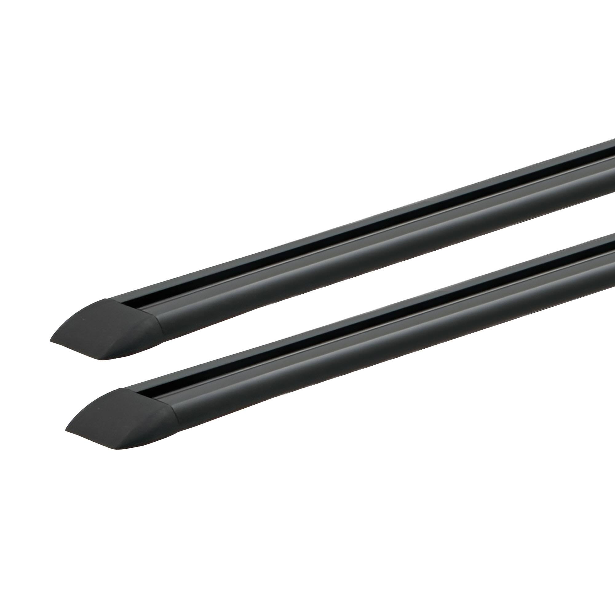 Front. Yakima - Yakima Tracks 54 in. Roof Rack System Compatible w/TrackTower & Skyline Towers - Black.