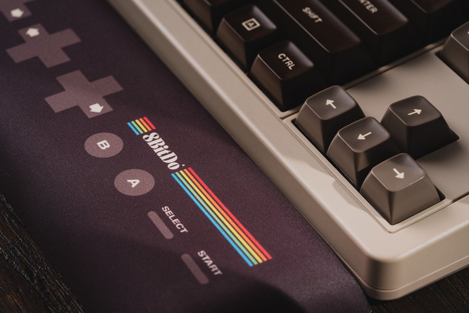 The text on the image reads:
SHIFT AE CTRL ++ ++ SBitDo A SELECT START
Corrected text:
SHIFT AE CTRL ++ ++ SBitDo A SELECT START