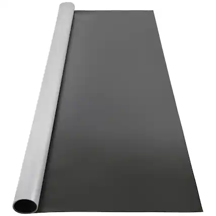 Front. VEVOR - Dance Floor, 6.6x9.8ft Dance Floor Roll, 0.06in Thick PVC Vinyl Dance Floor, Black/Grey Reversible Portable Dance Floor - Grey;Black.