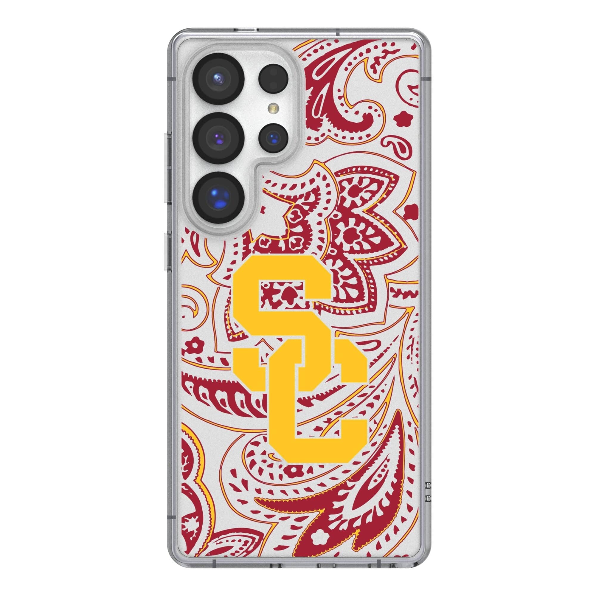 Keyscaper - NCAA - USC Trojans Paisley Galaxy Clear Case - S25 Plus - Multicolor price history on PriceWatchPro