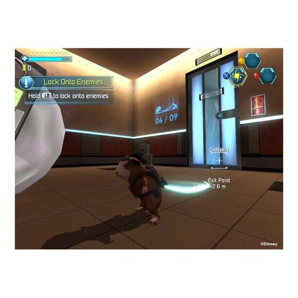 Lock Onto Enemies  
Hold LB to lock onto enemies  

06 / 09  

Exit Point 2.6 m  

DARWIN  

EXOT X Y 24  

06 / 09