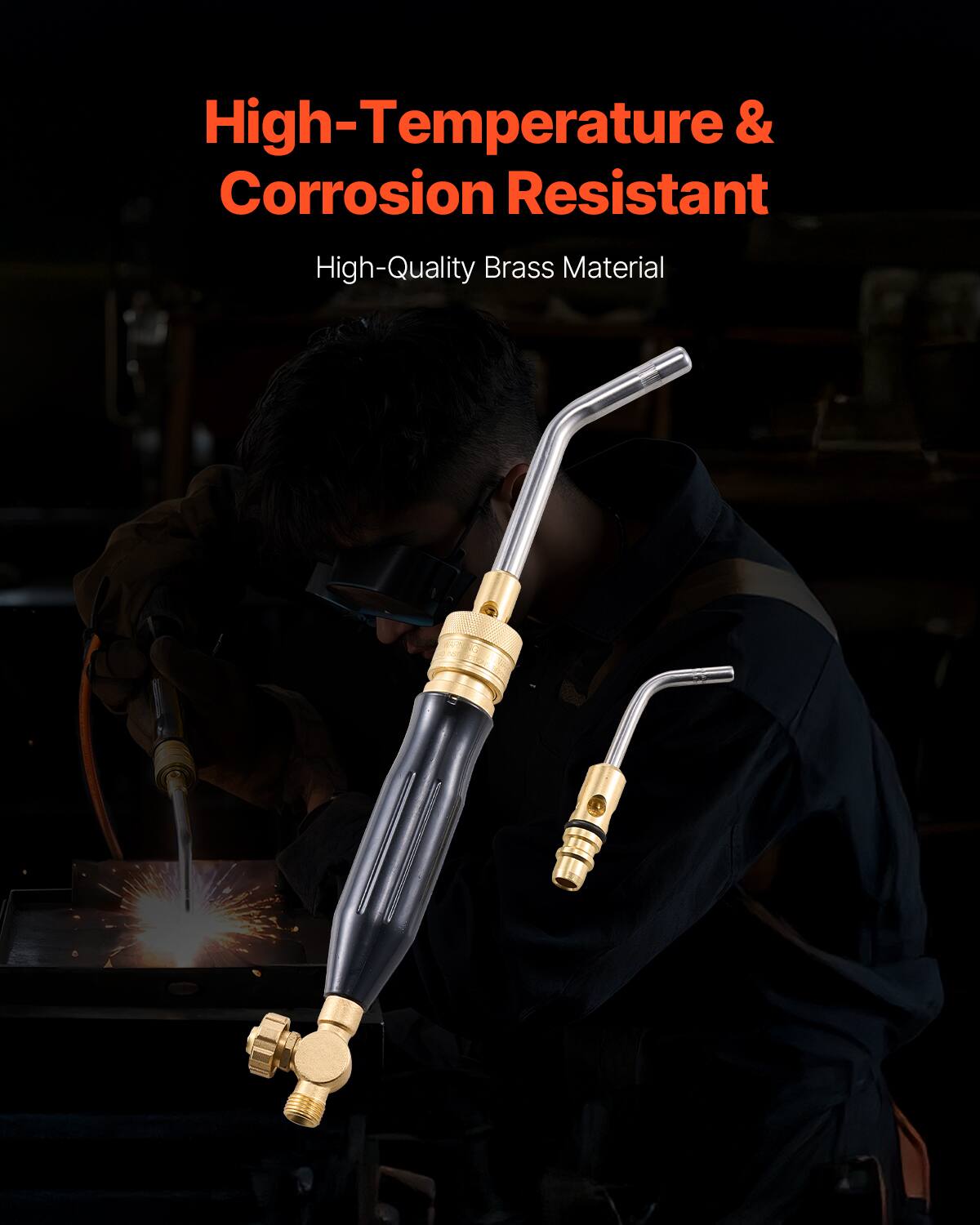 High-Temperature & Corrosion Resistant  
High-Quality Brass Material