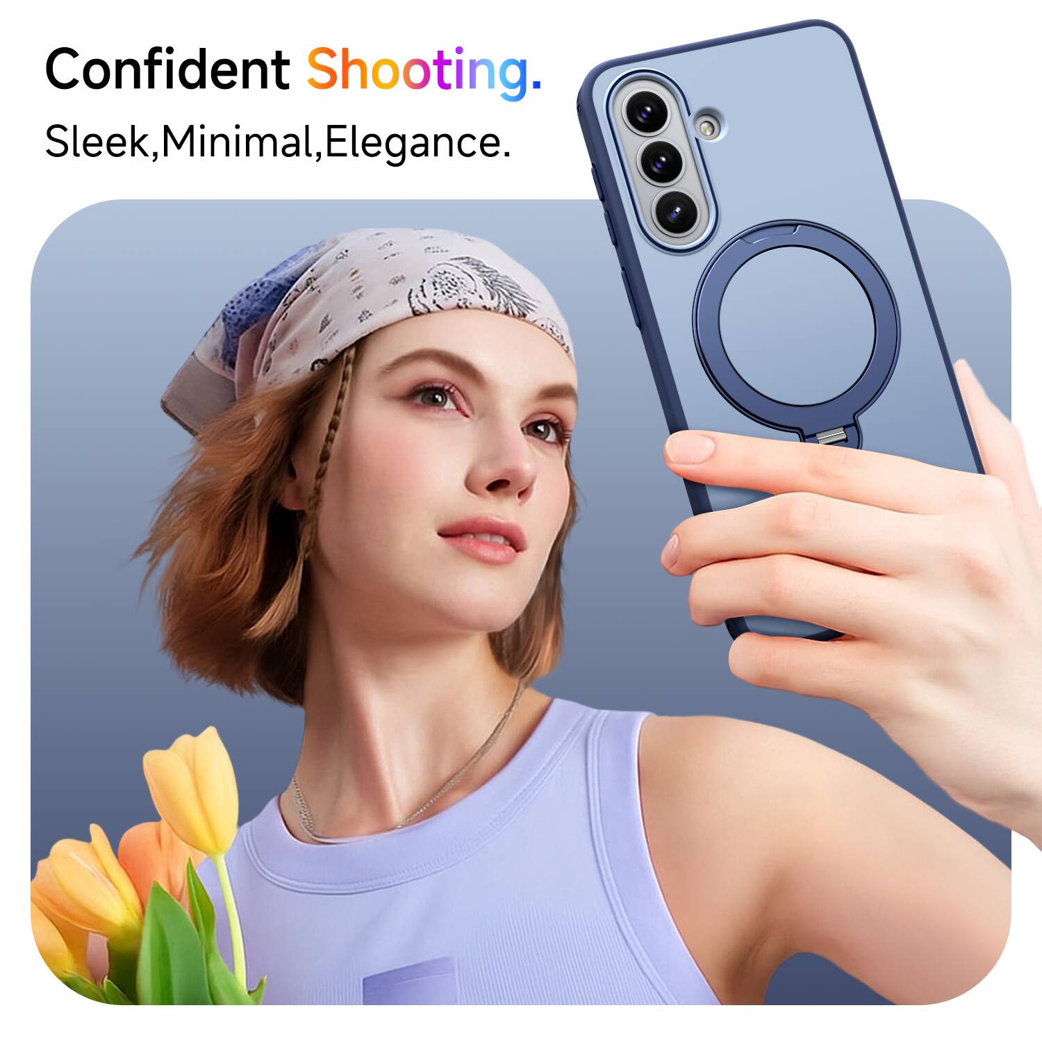 Confident Shooting. Sleek, Minimal, Elegance.