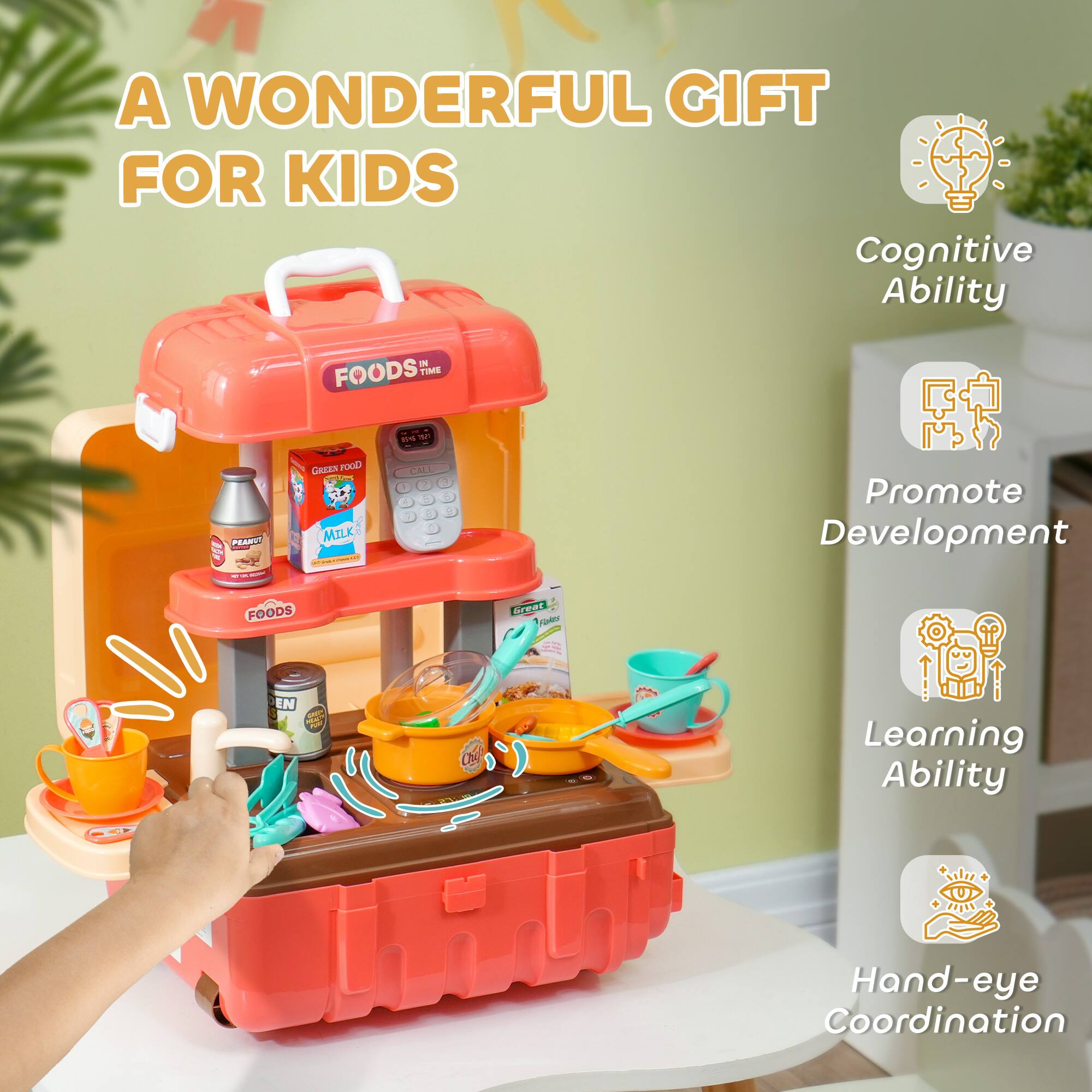 A WONDERFUL GIFT FOR KIDS

Cognitive Ability
Promote Development
Learning Ability
Hand-eye Coordination