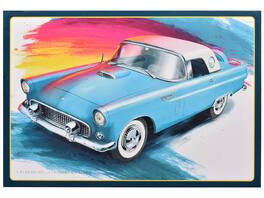 Skill 2 Model Kit 1956 Ford Thunderbird 1/25 Scale Model by AMT - Blue