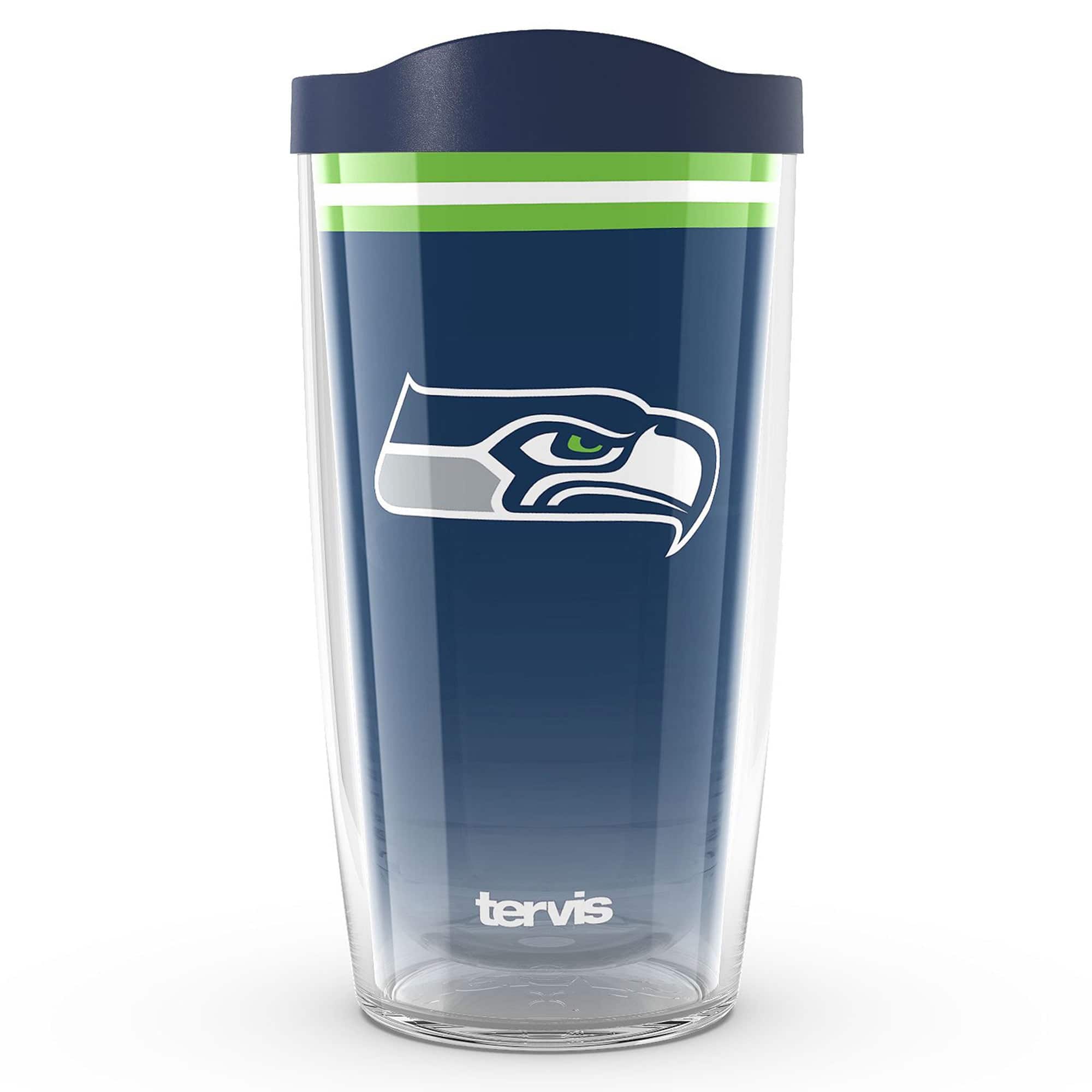 Front. Tervis - Seattle Seahawks 16oz. Forever Fan Classic Tumbler - Multicolor.