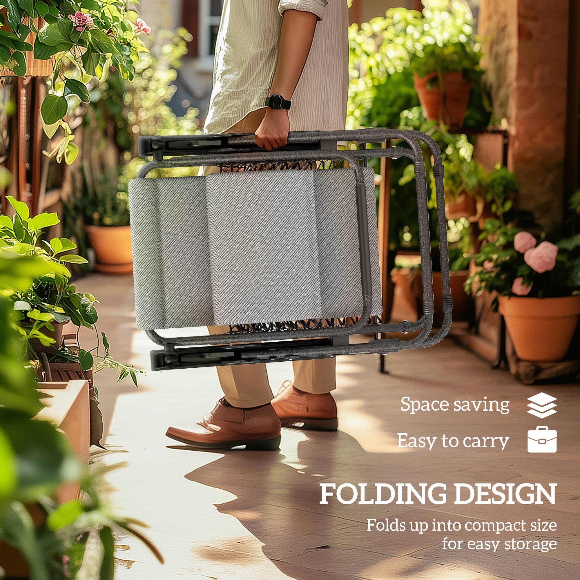 Space saving, Easy to carry, FOLDING DESIGN, Folds up into compact size for easy storage