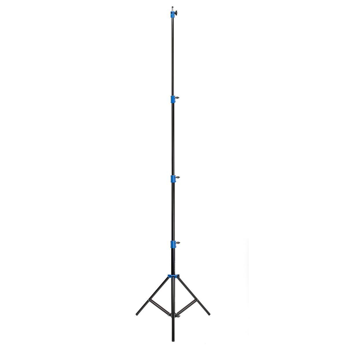 Alt View 4. Flashpoint - Flashpoint Pro Heavy-Duty Air-Cushioned Light Stand (Blue, 9.5').