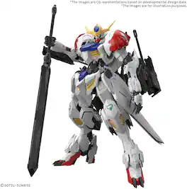Bandai - Hobby Mobile Suit Gundam Iron-Blooded Orphans MG 1/100 Gundam Barbatos Lupus model kit - COLLECTIBLES - Multicolor