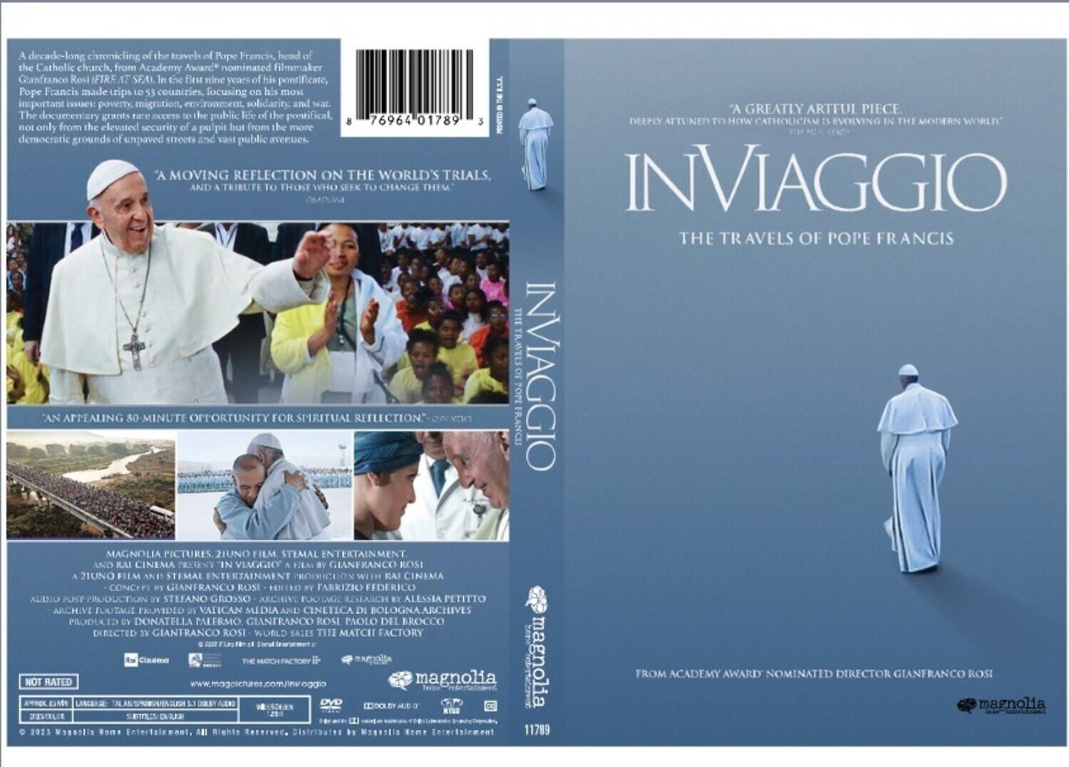 Alt View 1. In Viaggio: The Travels Of Pope Francis   - DVD.
